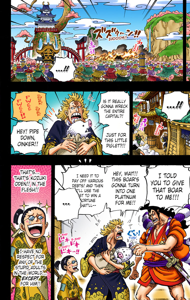 Read One Piece (Colored) chapter 961 image 1 on Lezhin