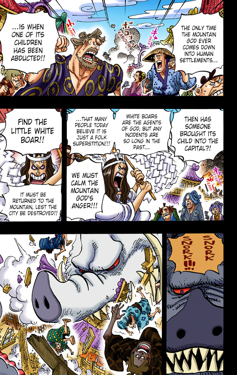 Read One Piece (Colored) chapter 961 image 2 on Lezhin