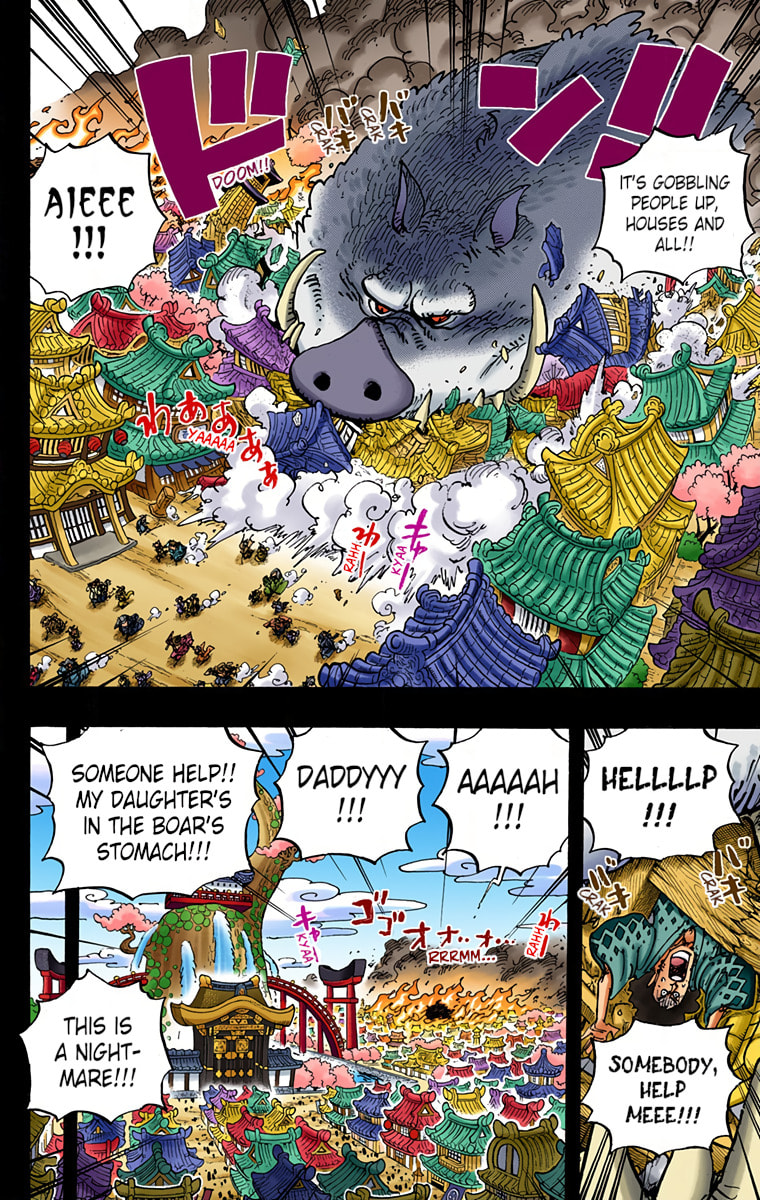 Read One Piece (Colored) chapter 961 image 3 on Lezhin