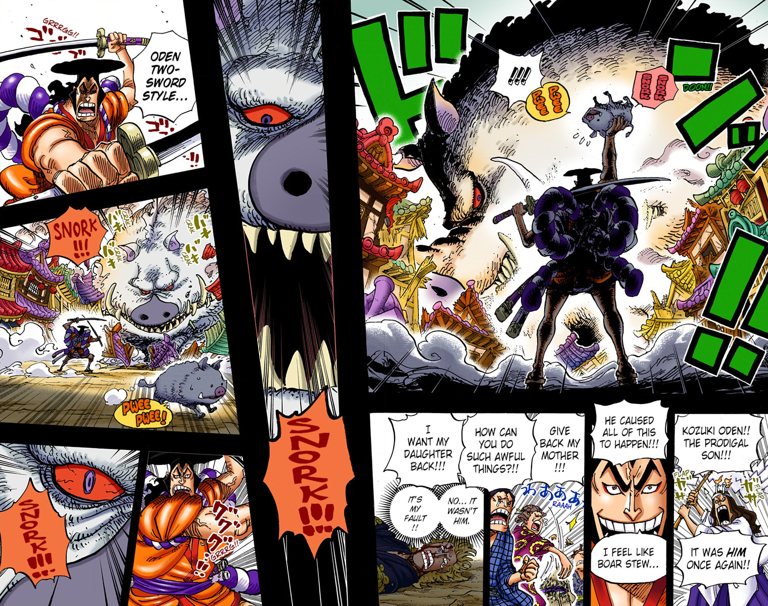 Read One Piece (Colored) chapter 961 image 9 on Lezhin
