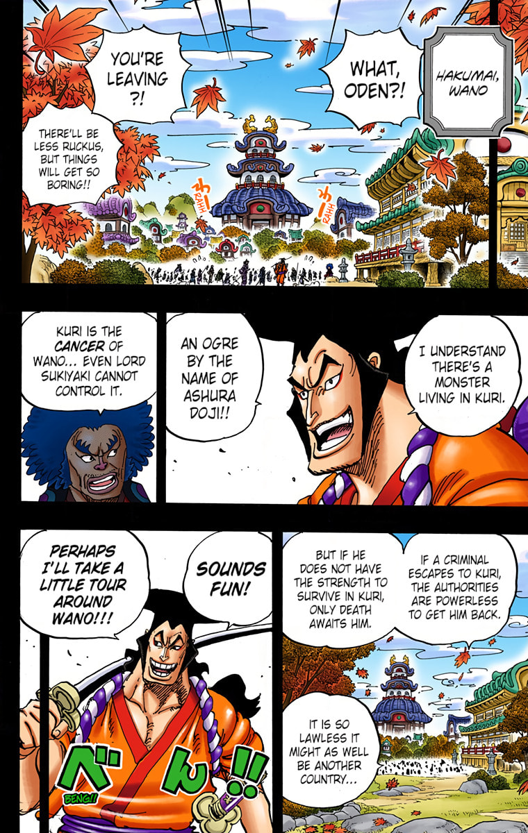 Read One Piece (Colored) chapter 962 image 1 on Lezhin