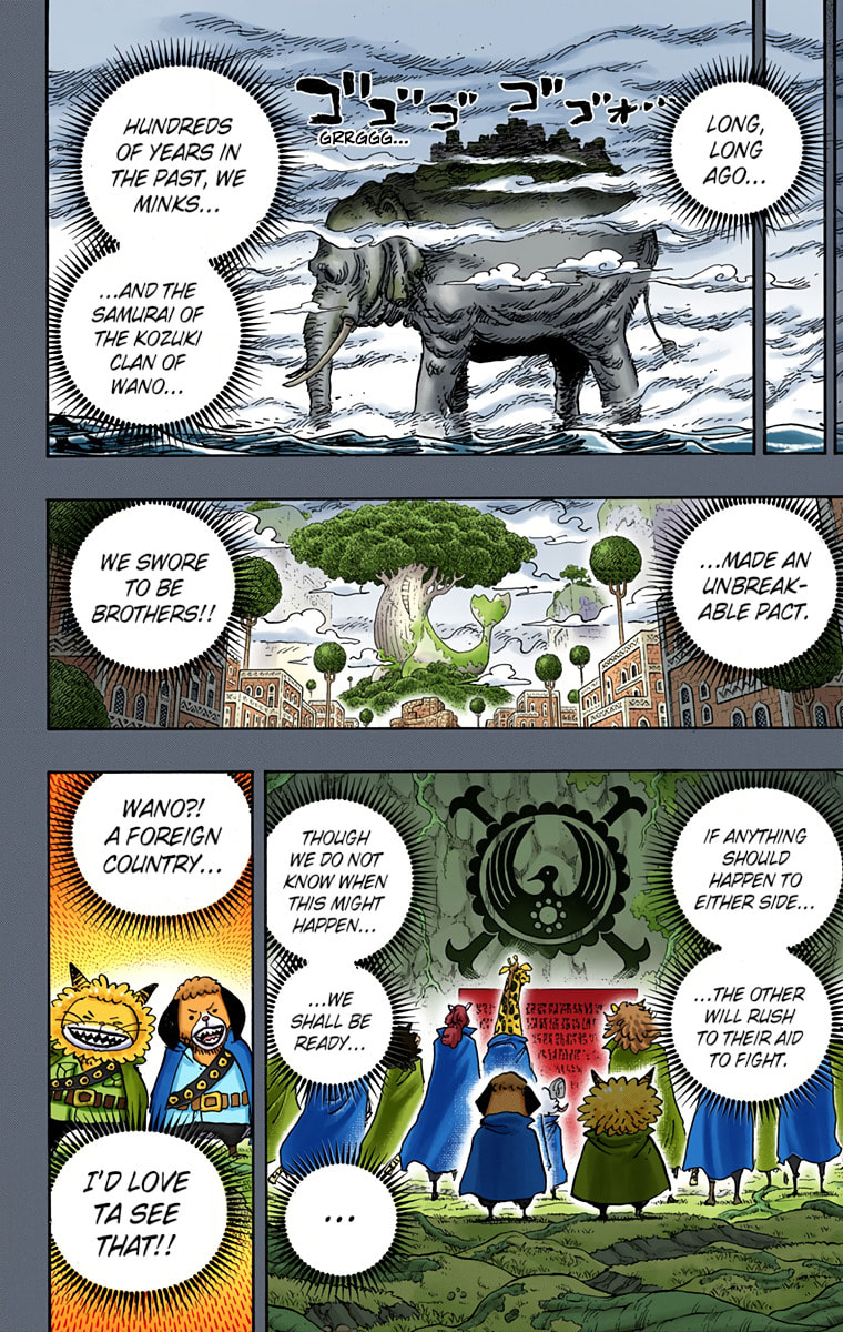 Read One Piece (Colored) chapter 963 image 1 on Lezhin