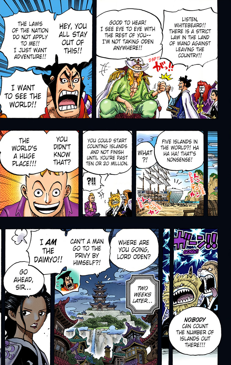 Read One Piece (Colored) chapter 964 image 2 on Lezhin