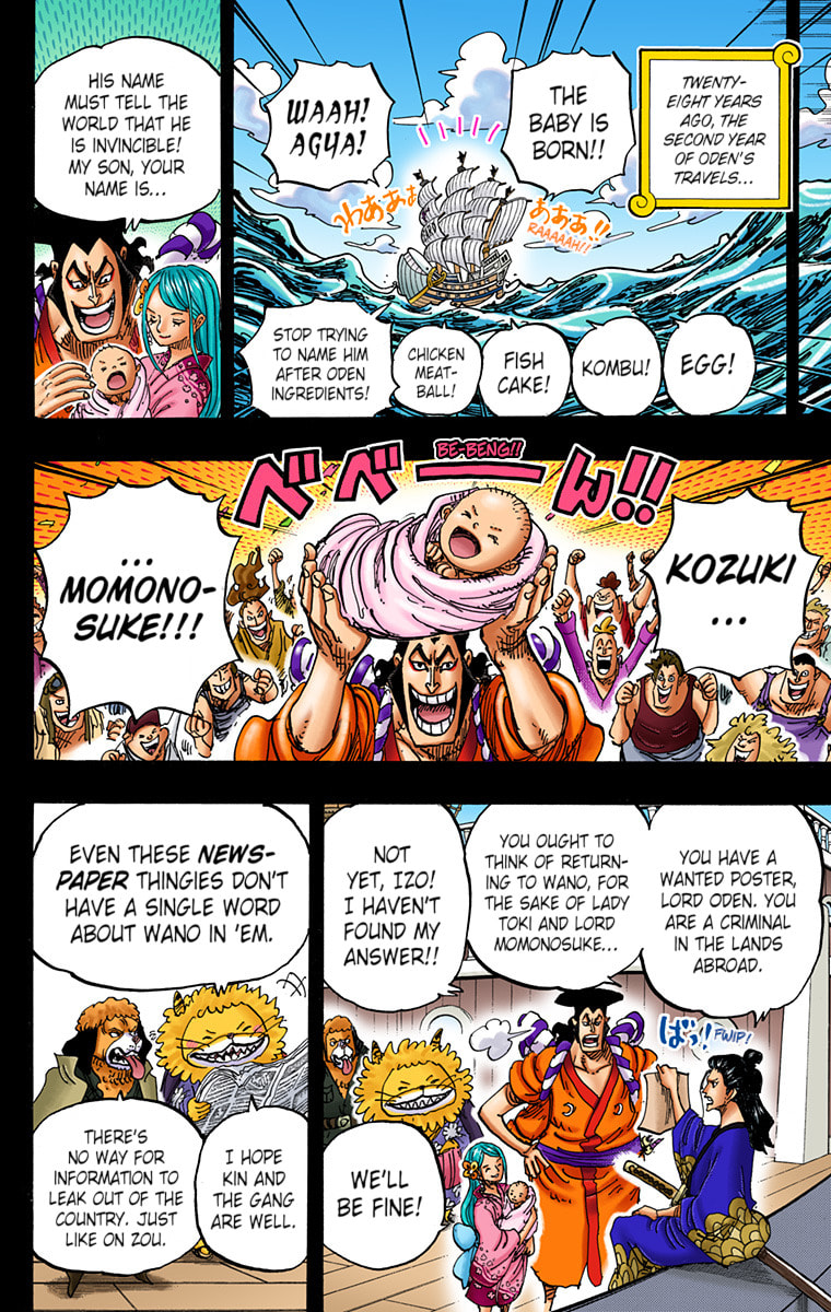 Read One Piece (Colored) chapter 965 image 3 on Lezhin
