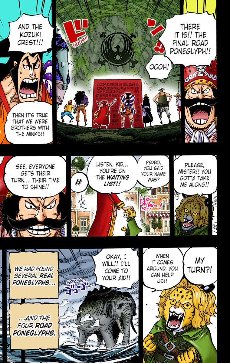 Read One Piece (Colored) chapter 967 image 14 on Lezhin