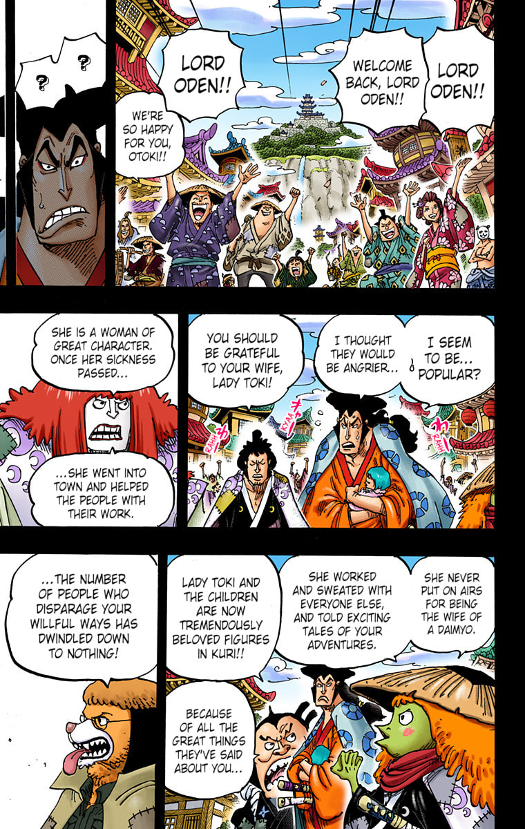 Read One Piece (Colored) chapter 968 image 8 on Lezhin