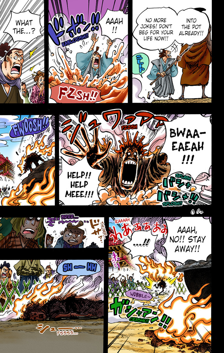 Read One Piece (Colored) chapter 971 image 4 on Lezhin