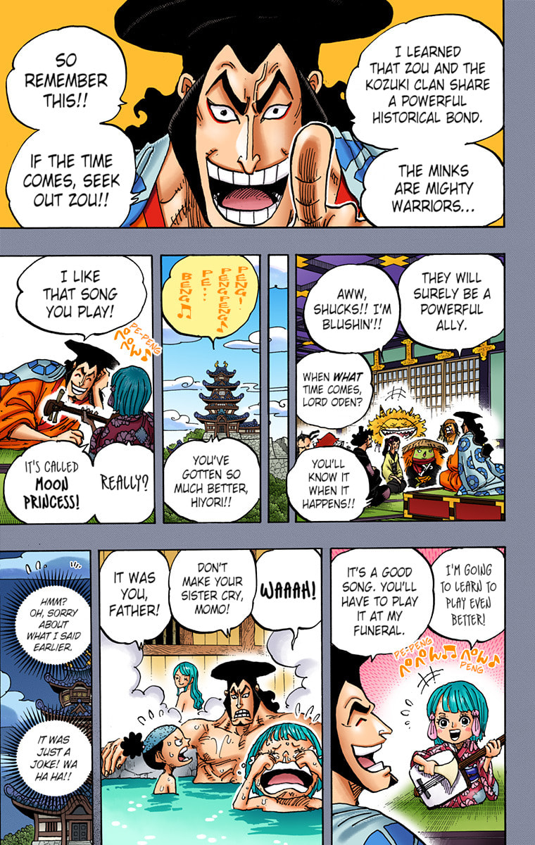 Read One Piece (Colored) chapter 973 image 2 on Lezhin