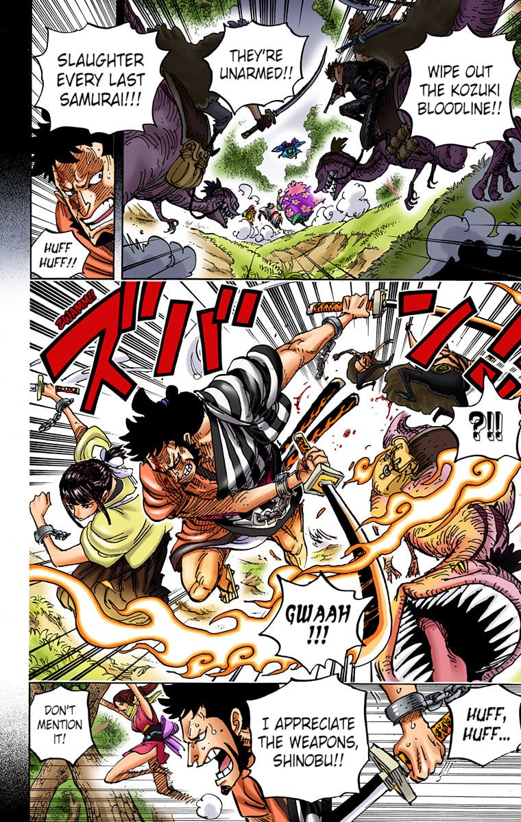 Read One Piece (Colored) chapter 973 image 3 on Lezhin