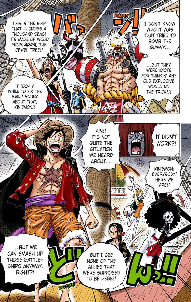 Read One Piece (Colored) chapter 975 image 2 on Lezhin