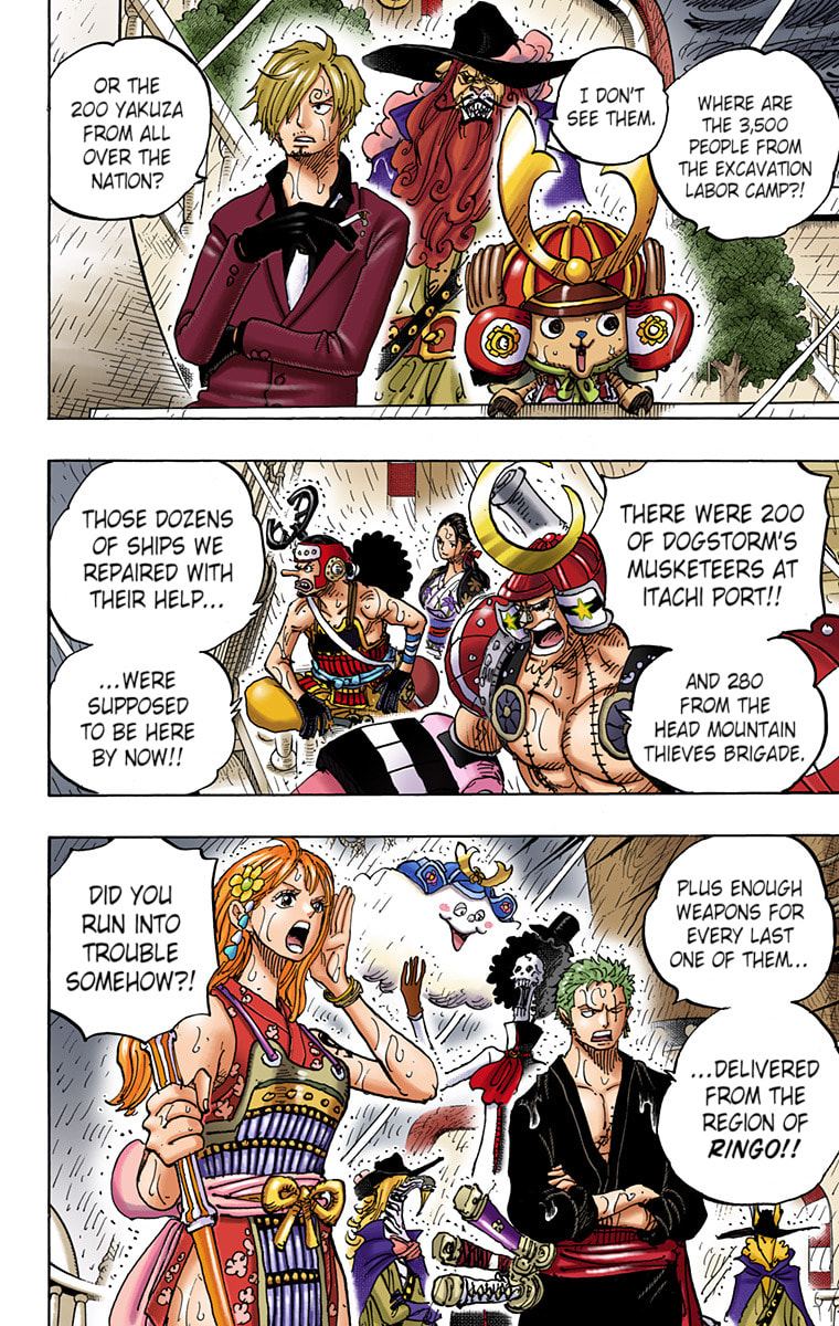 Read One Piece (Colored) chapter 975 image 3 on Lezhin