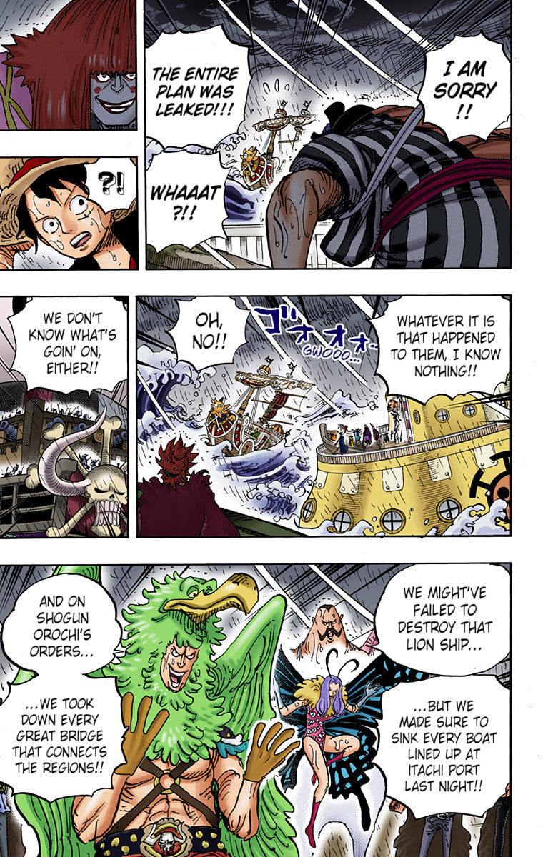 Read One Piece (Colored) chapter 975 image 4 on Lezhin