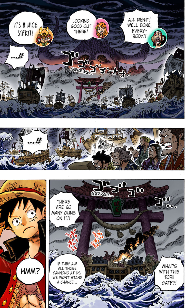 Read One Piece (Colored) chapter 977 image 10 on Lezhin