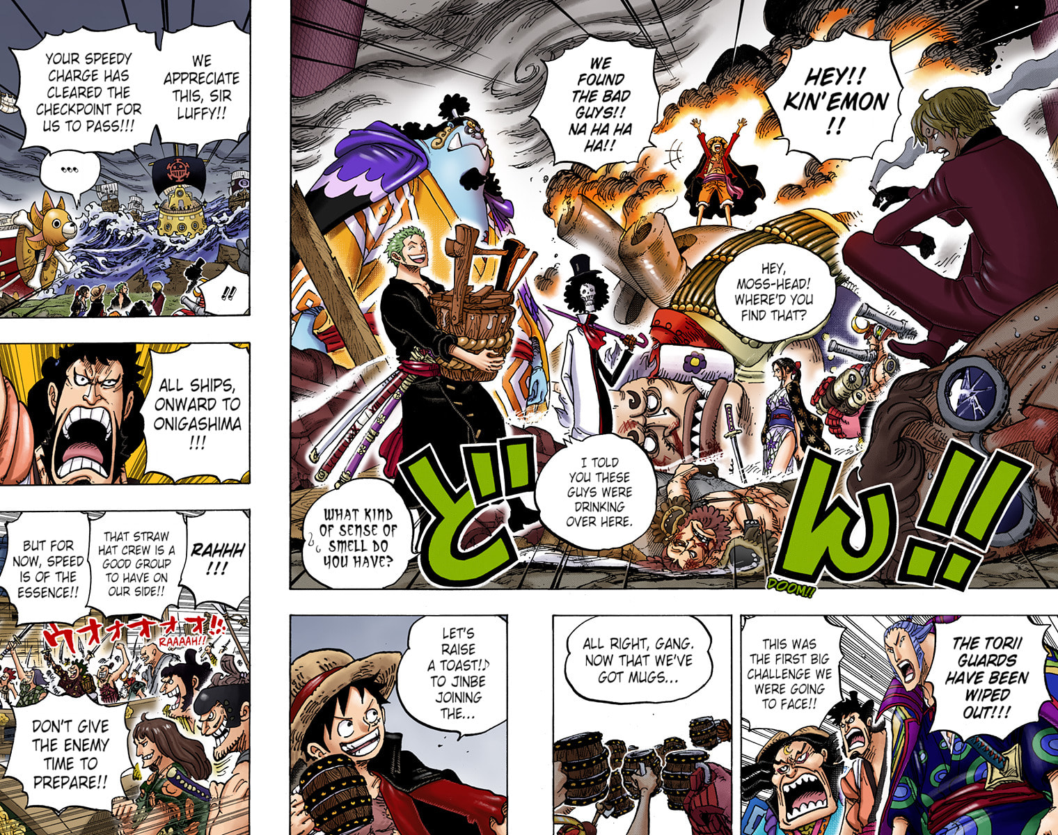 Read One Piece (Colored) chapter 977 image 11 on Lezhin