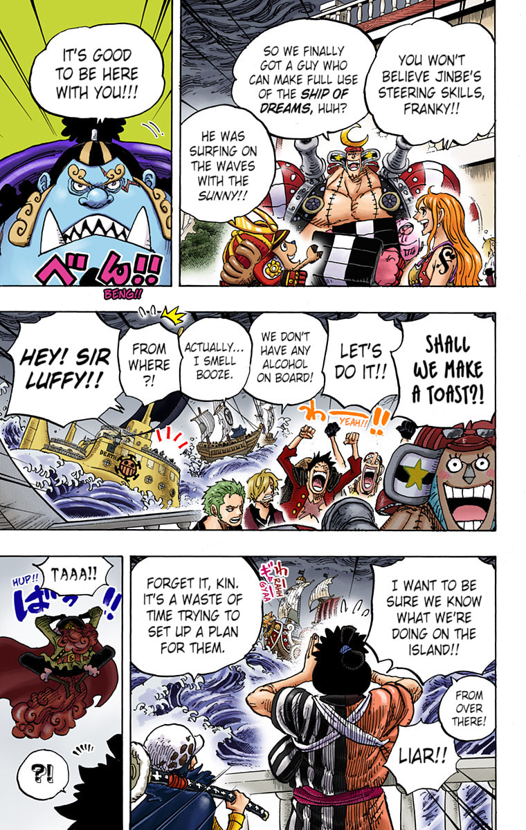 Read One Piece (Colored) chapter 977 image 2 on Lezhin