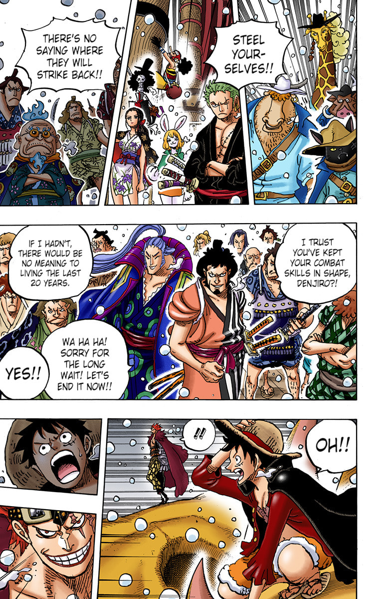 Read One Piece (Colored) chapter 978 image 2 on Lezhin