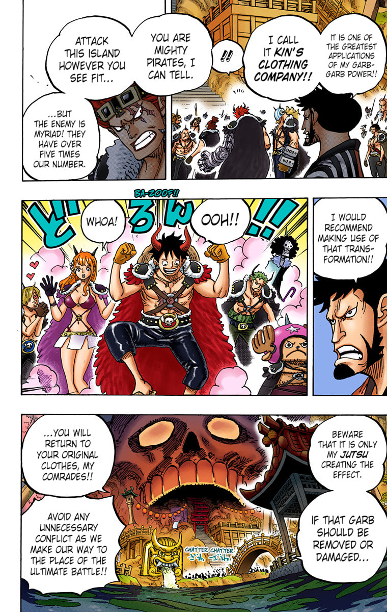 Read One Piece (Colored) chapter 978 image 8 on Lezhin