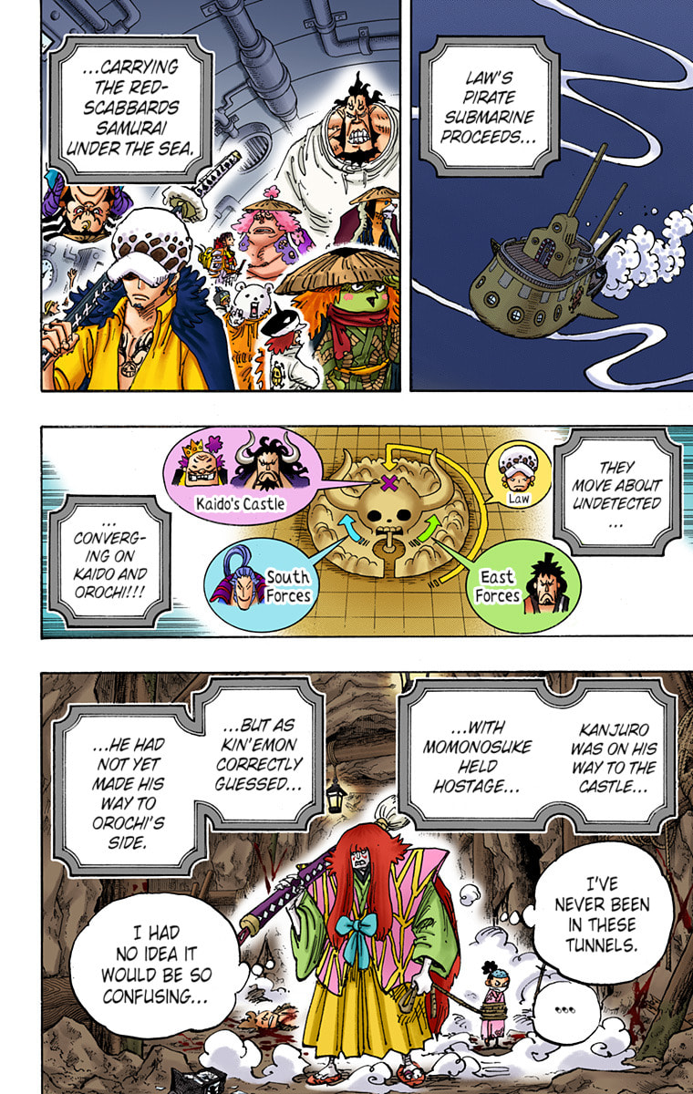 Read One Piece (Colored) chapter 979 image 3 on Lezhin
