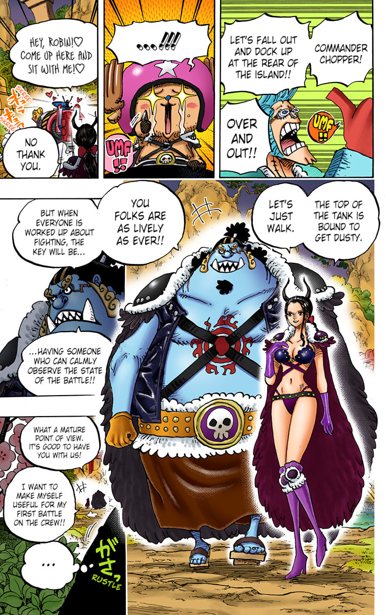 Read One Piece (Colored) chapter 979 image 8 on Lezhin