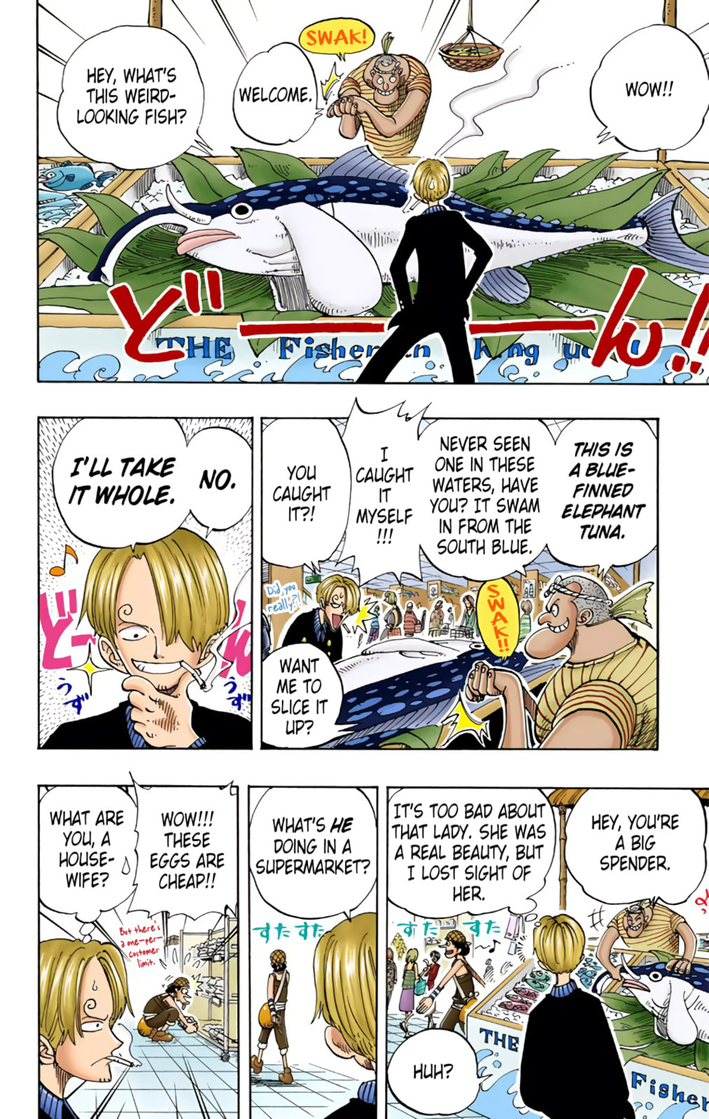 Read One Piece (Colored) chapter 98 image 1 on Lezhin