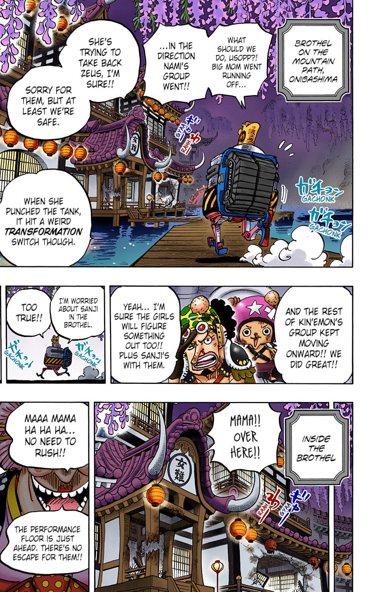 Read One Piece (Colored) chapter 983 image 2 on Lezhin