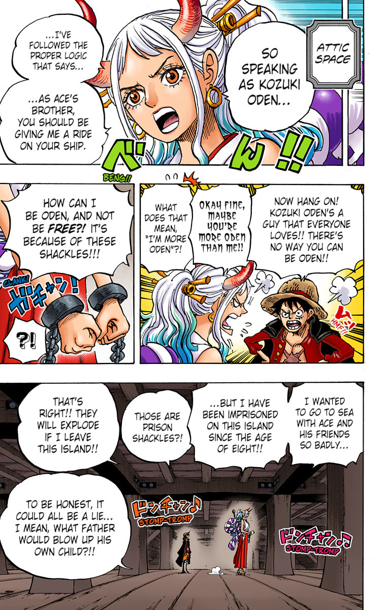 Read One Piece (Colored) chapter 985 image 8 on Lezhin