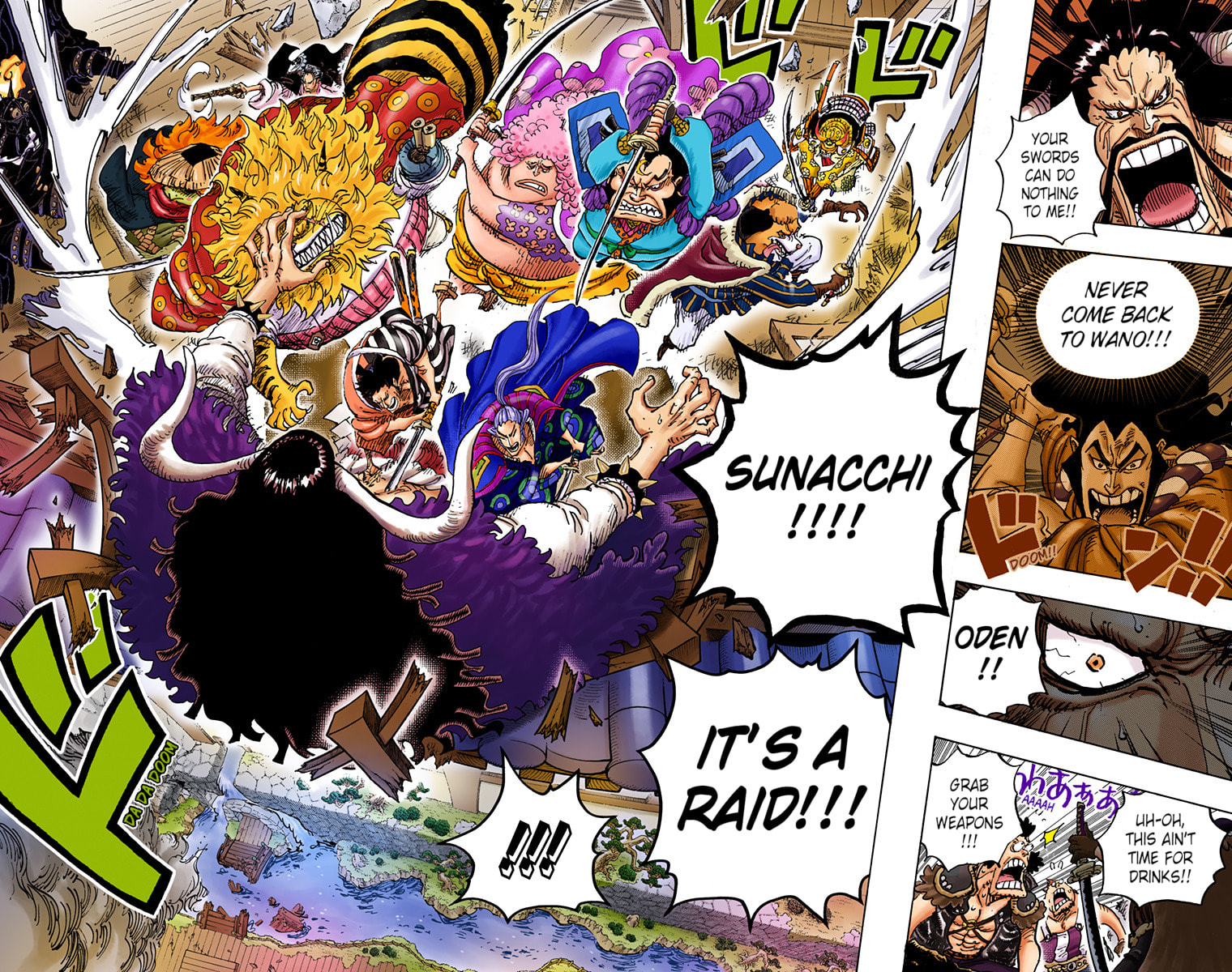Read One Piece (Colored) chapter 986 image 14 on Lezhin