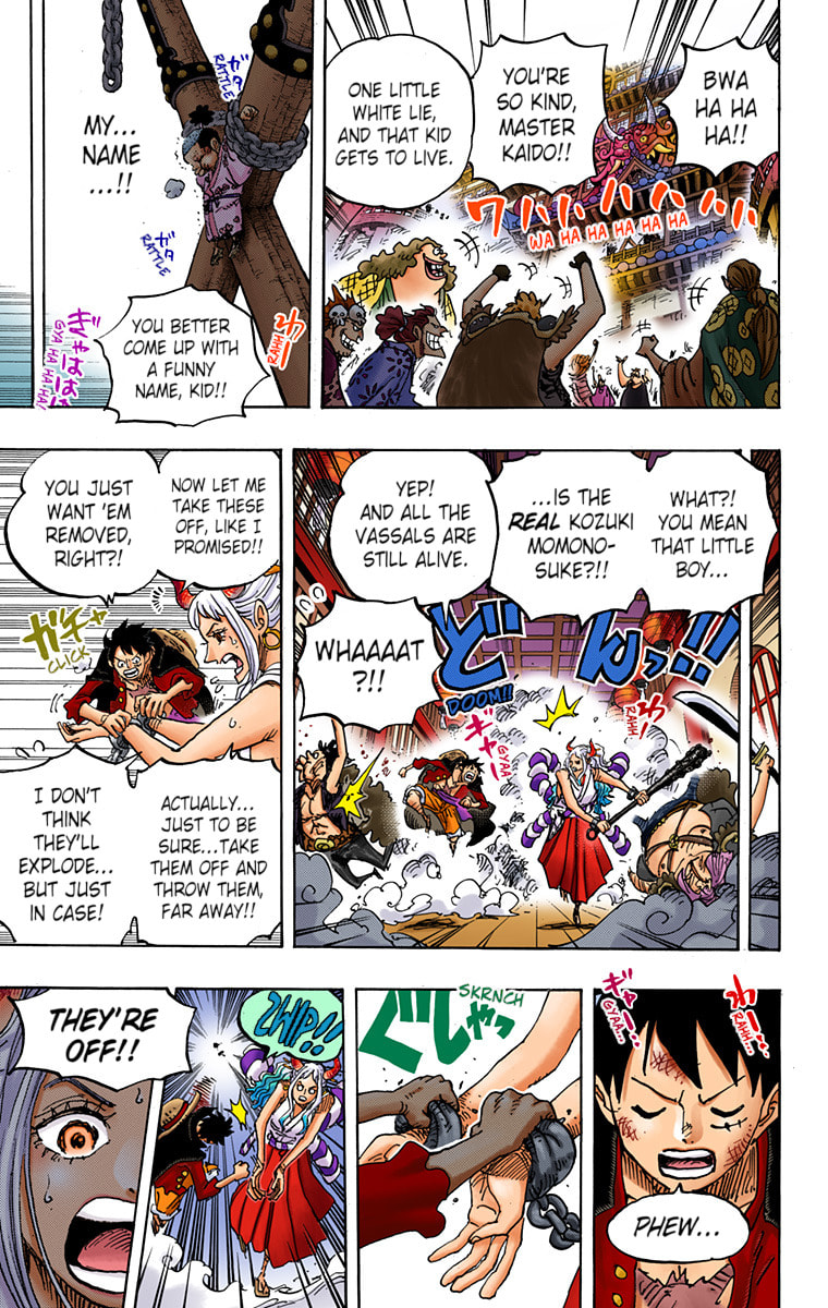 Read One Piece (Colored) chapter 986 image 7 on Lezhin