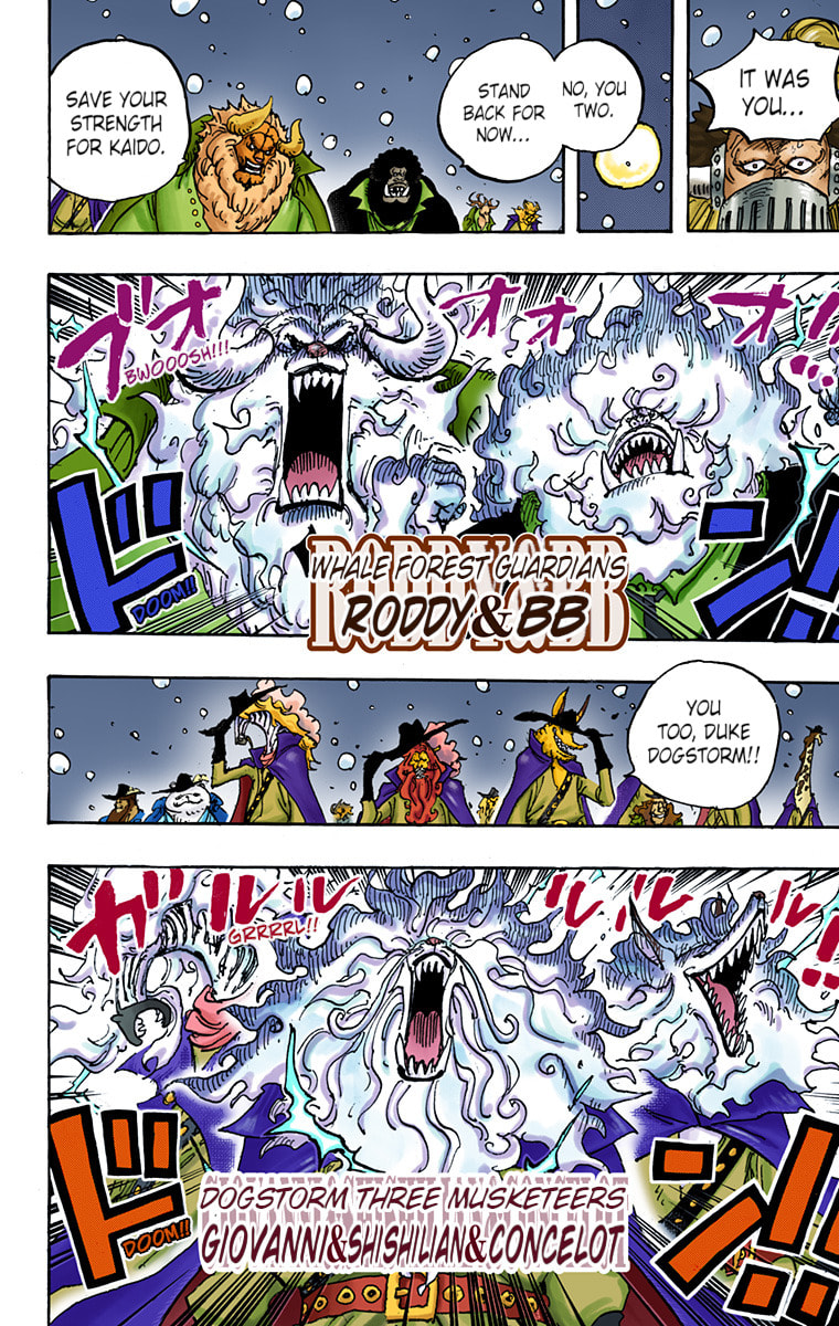 Read One Piece (Colored) chapter 988 image 2 on Lezhin