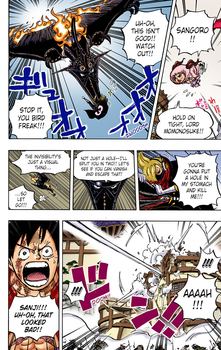Read One Piece (Colored) chapter 988 image 8 on Lezhin
