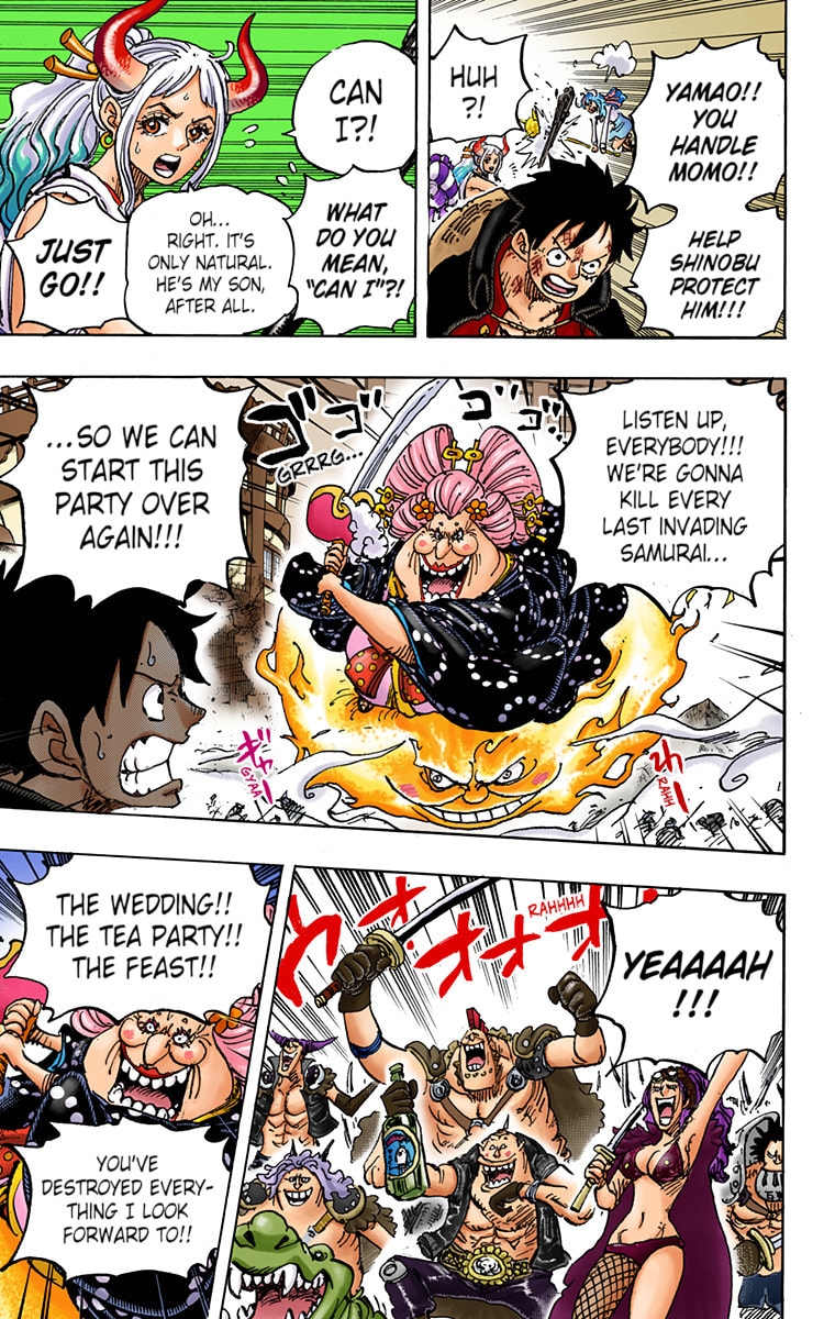 Read One Piece (Colored) chapter 988 image 9 on Lezhin