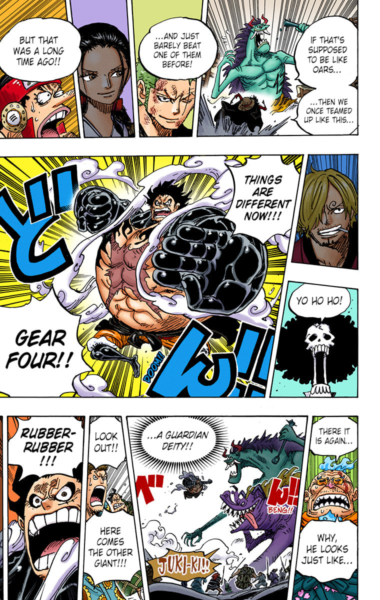 Read One Piece (Colored) chapter 990 image 12 on Lezhin