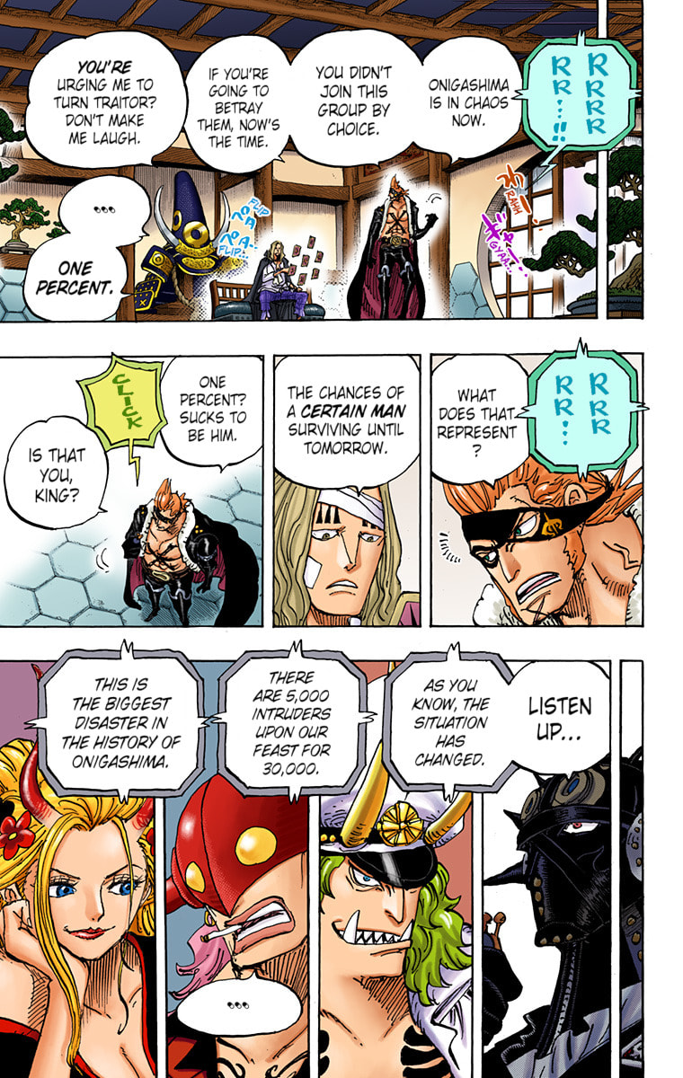 Read One Piece (Colored) chapter 990 image 6 on Lezhin
