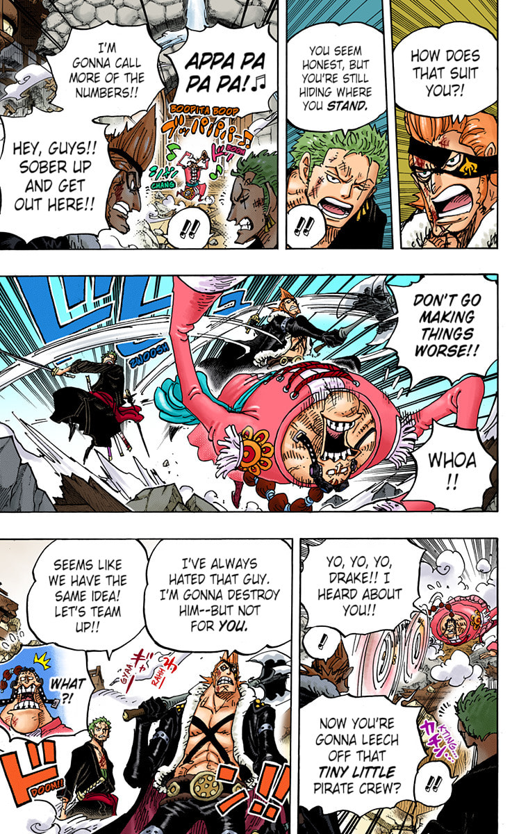 Read One Piece (Colored) chapter 991 image 10 on Lezhin