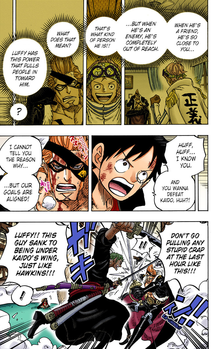 Read One Piece (Colored) chapter 991 image 2 on Lezhin
