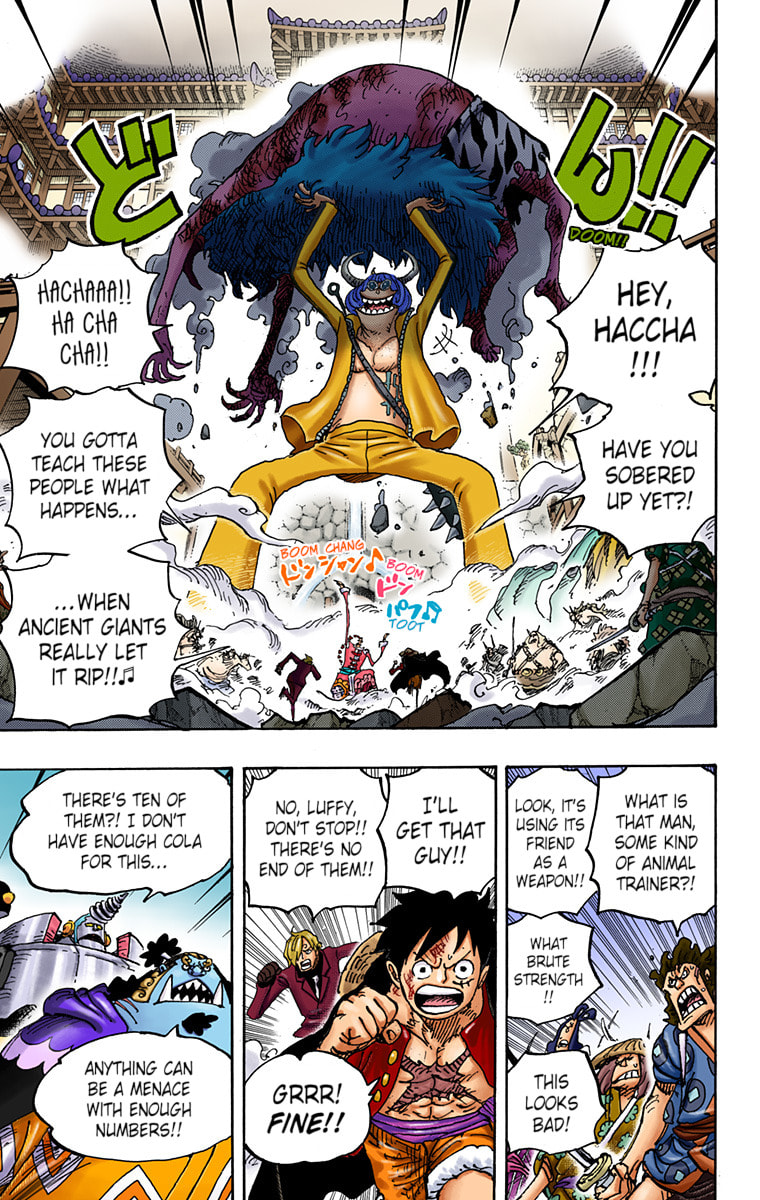 Read One Piece (Colored) chapter 991 image 8 on Lezhin