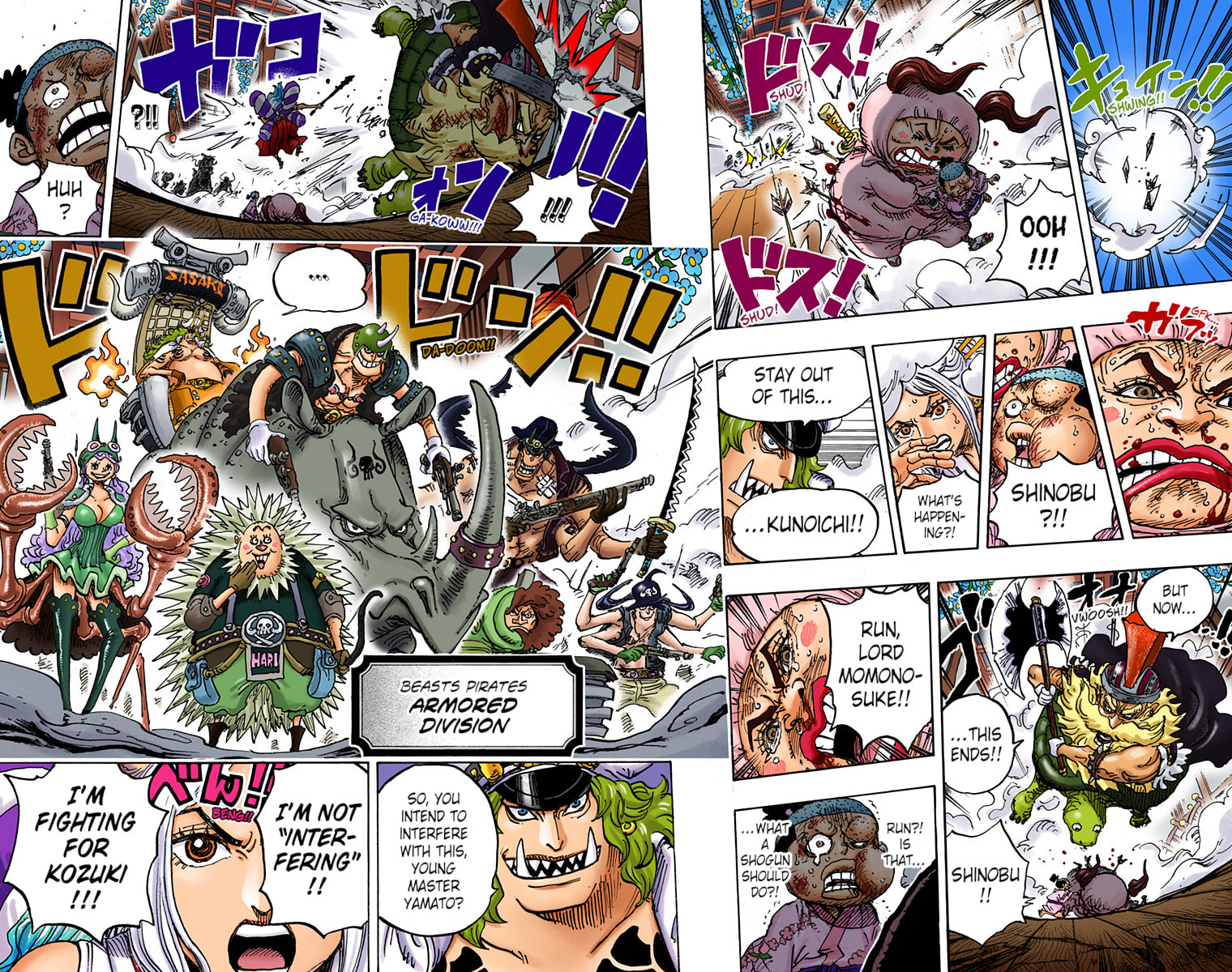 Read One Piece (Colored) chapter 993 image 11 on Lezhin