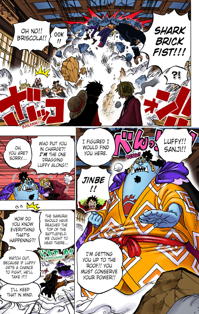 Read One Piece (Colored) chapter 993 image 8 on Lezhin