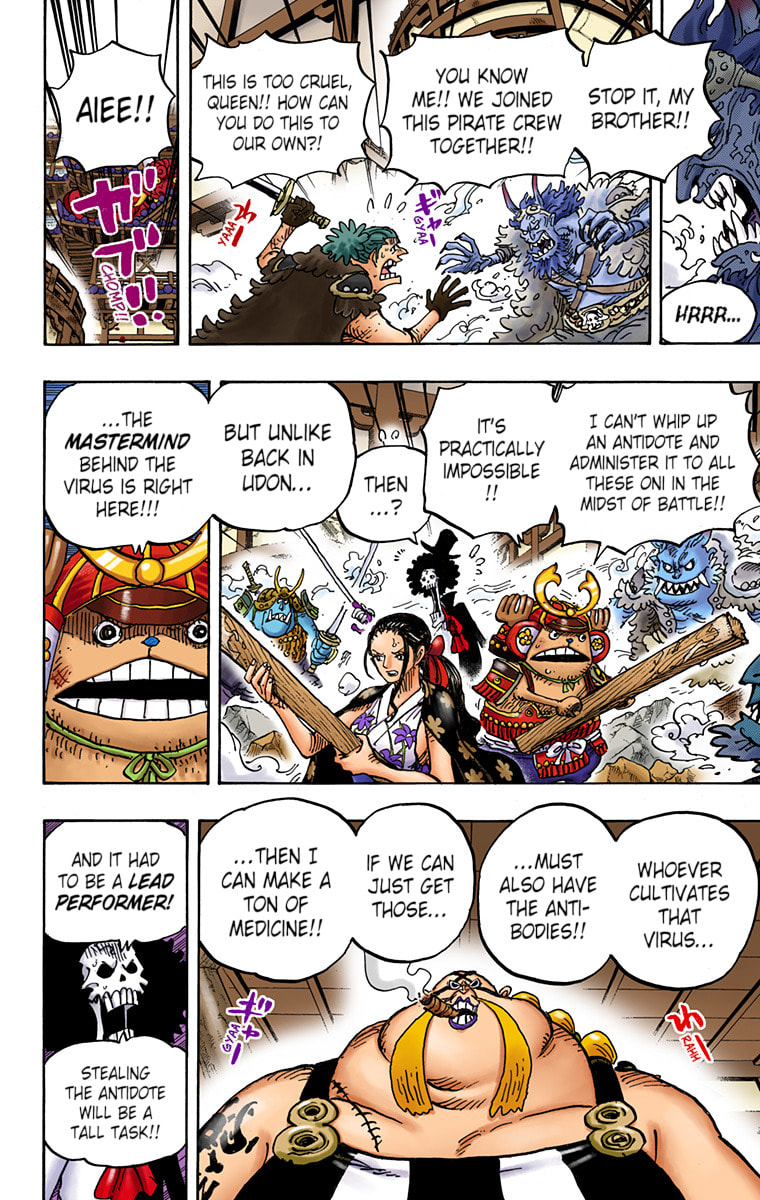 Read One Piece (Colored) chapter 994 image 8 on Lezhin