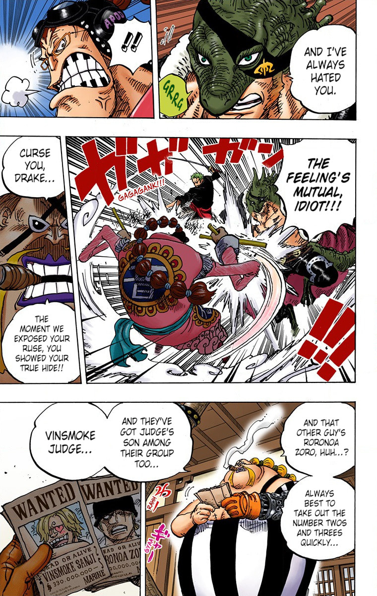 Read One Piece (Colored) chapter 995 image 9 on Lezhin