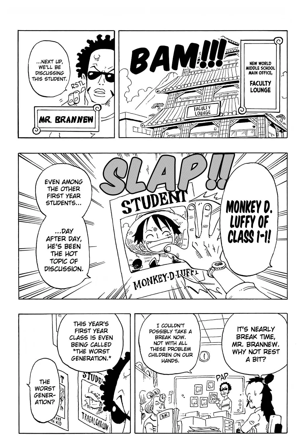 Read One Piece Gakuen chapter 4 image 6 on Lezhin