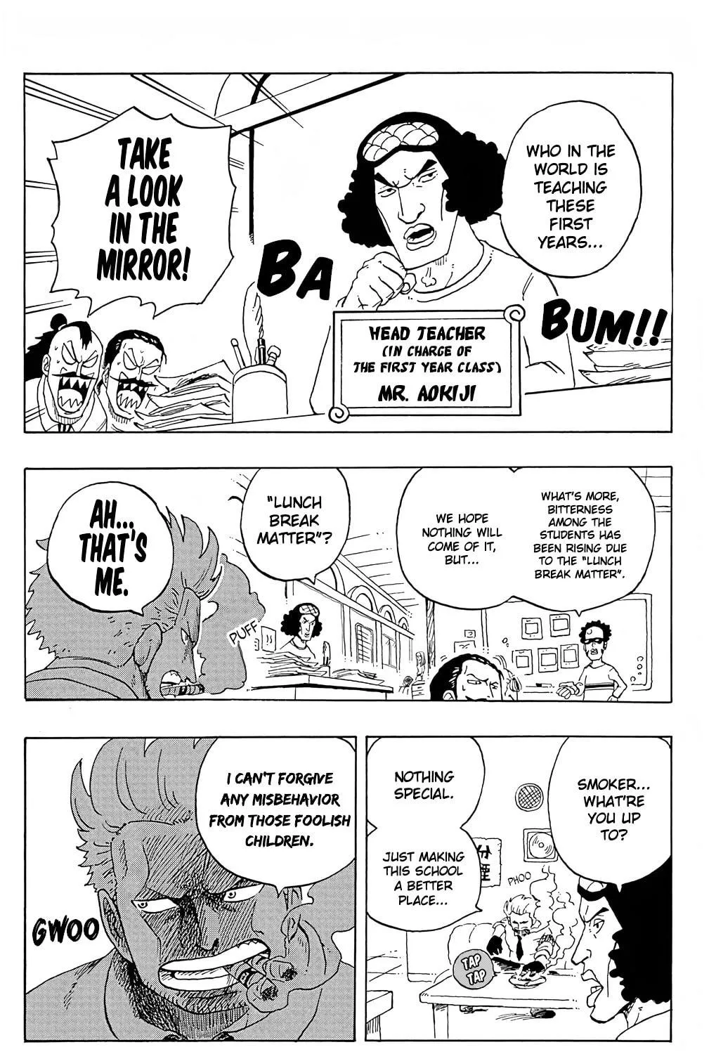 Read One Piece Gakuen chapter 4 image 8 on Lezhin