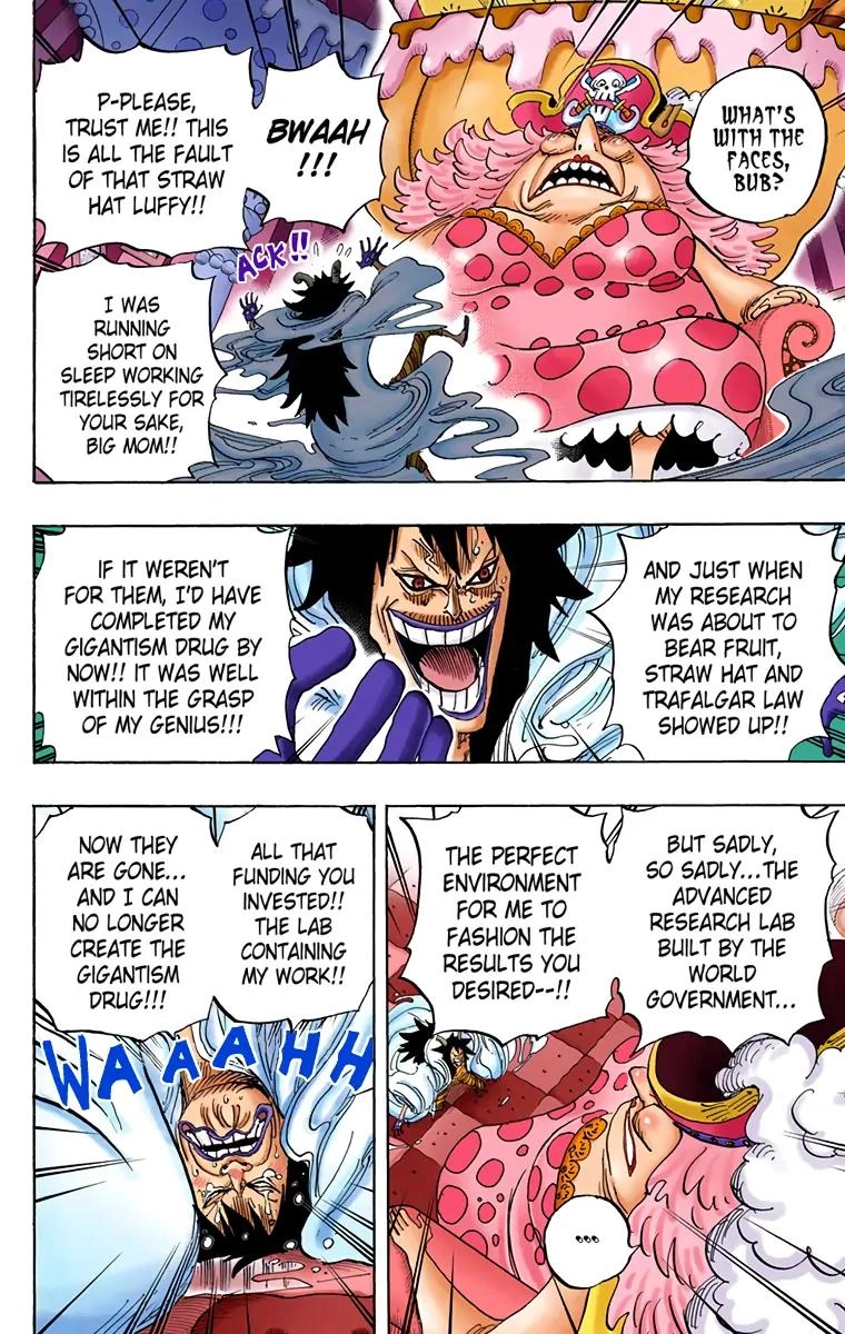 One Piece (Official Colored) Chapter 834 page 14 - 