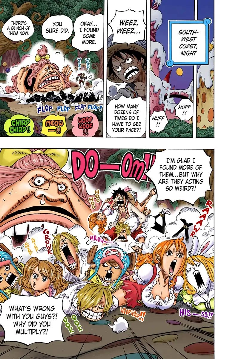 One Piece (Official Colored) Chapter 834 page 17 - 