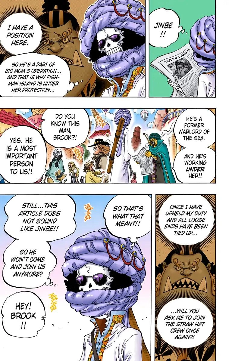 One Piece (Official Colored) Chapter 834 page 5 - 