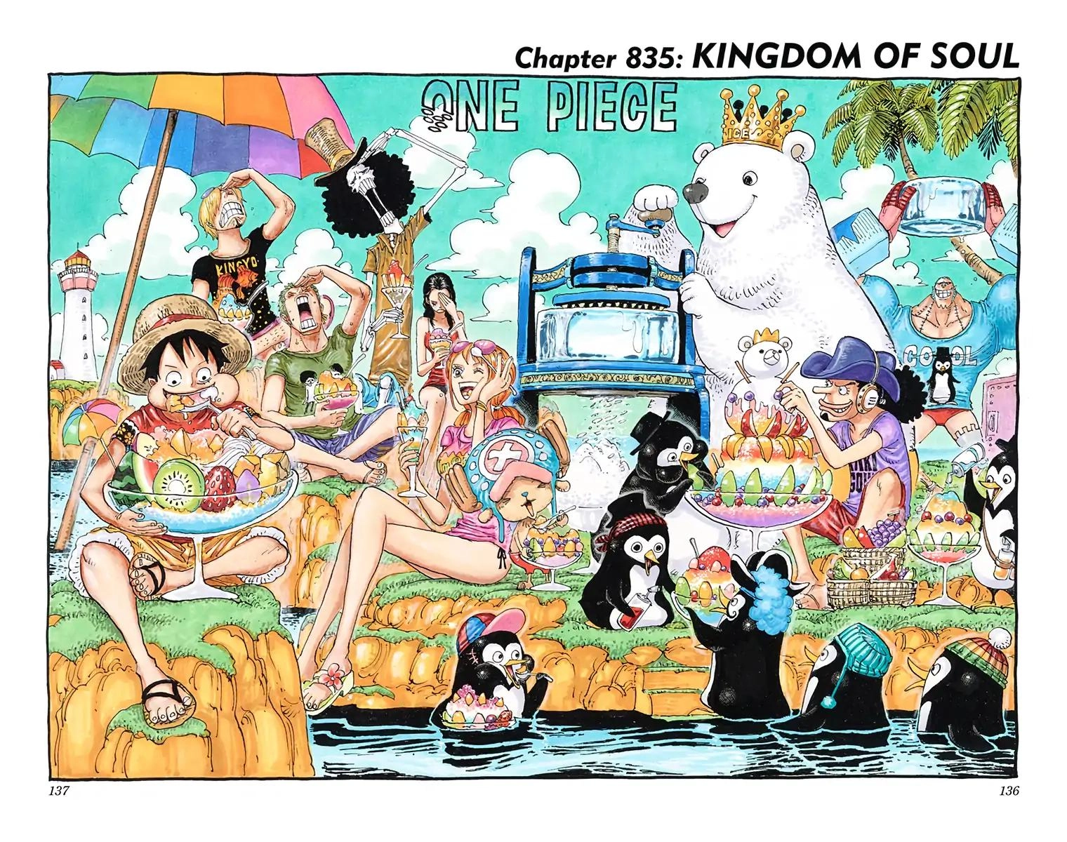 One Piece (Official Colored) Chapter 835 page 1 - 