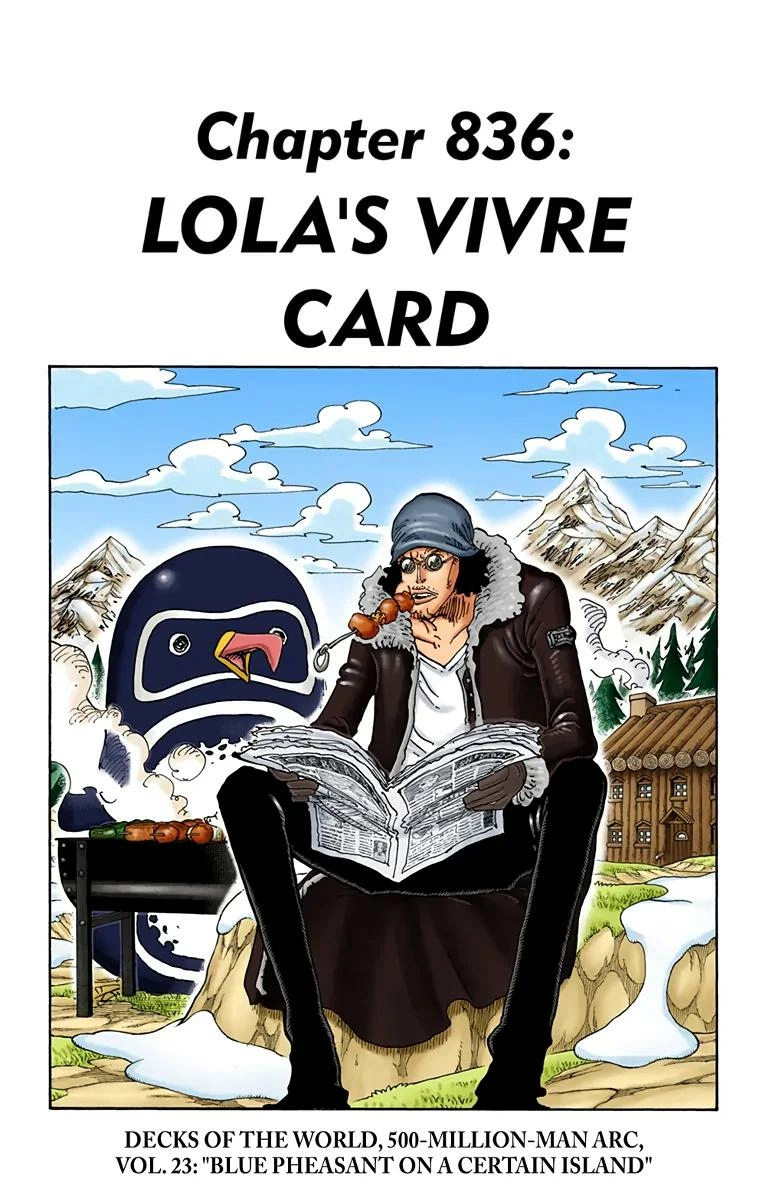 One Piece (Official Colored) Chapter 836 page 1 - 
