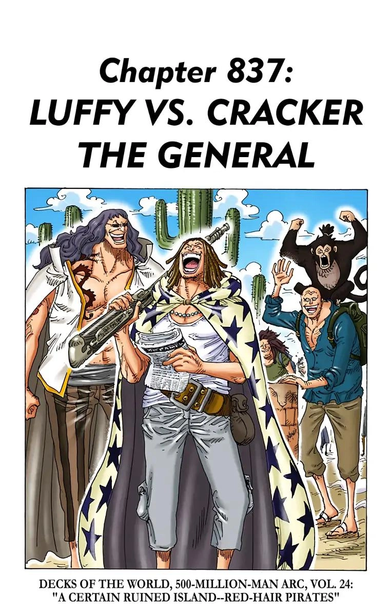 One Piece (Official Colored) Chapter 837 page 1 - 