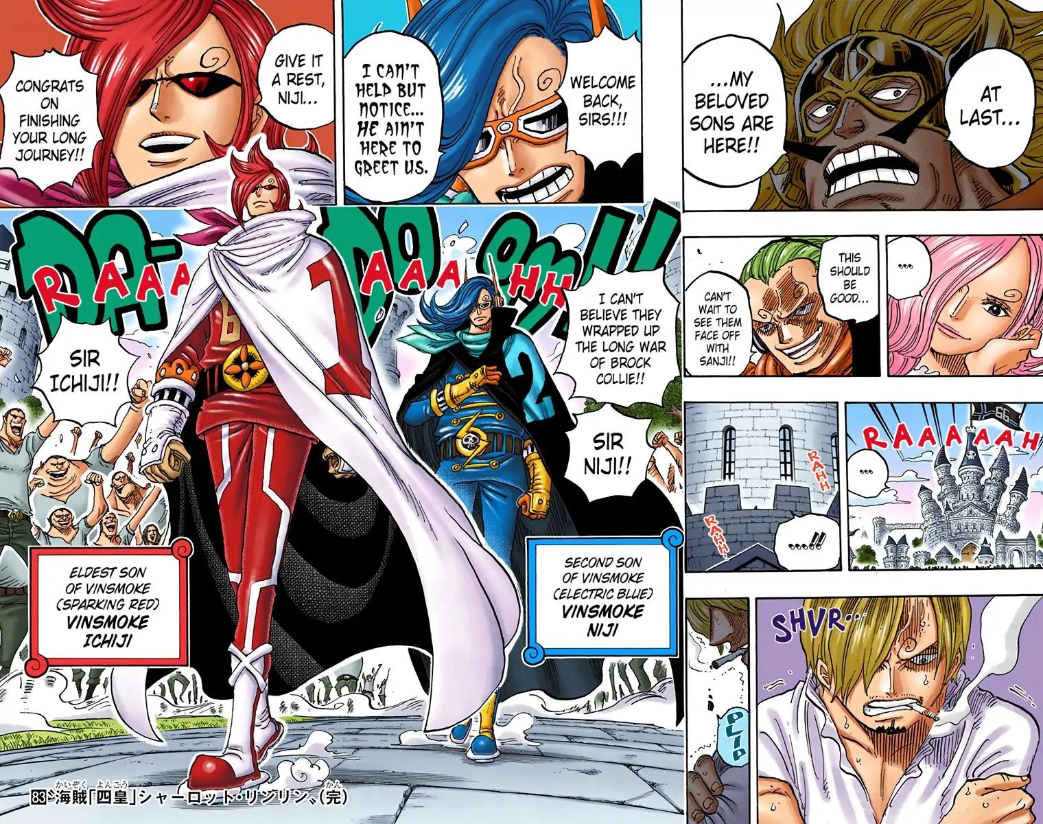 One Piece (Official Colored) Chapter 838 page 14 - 