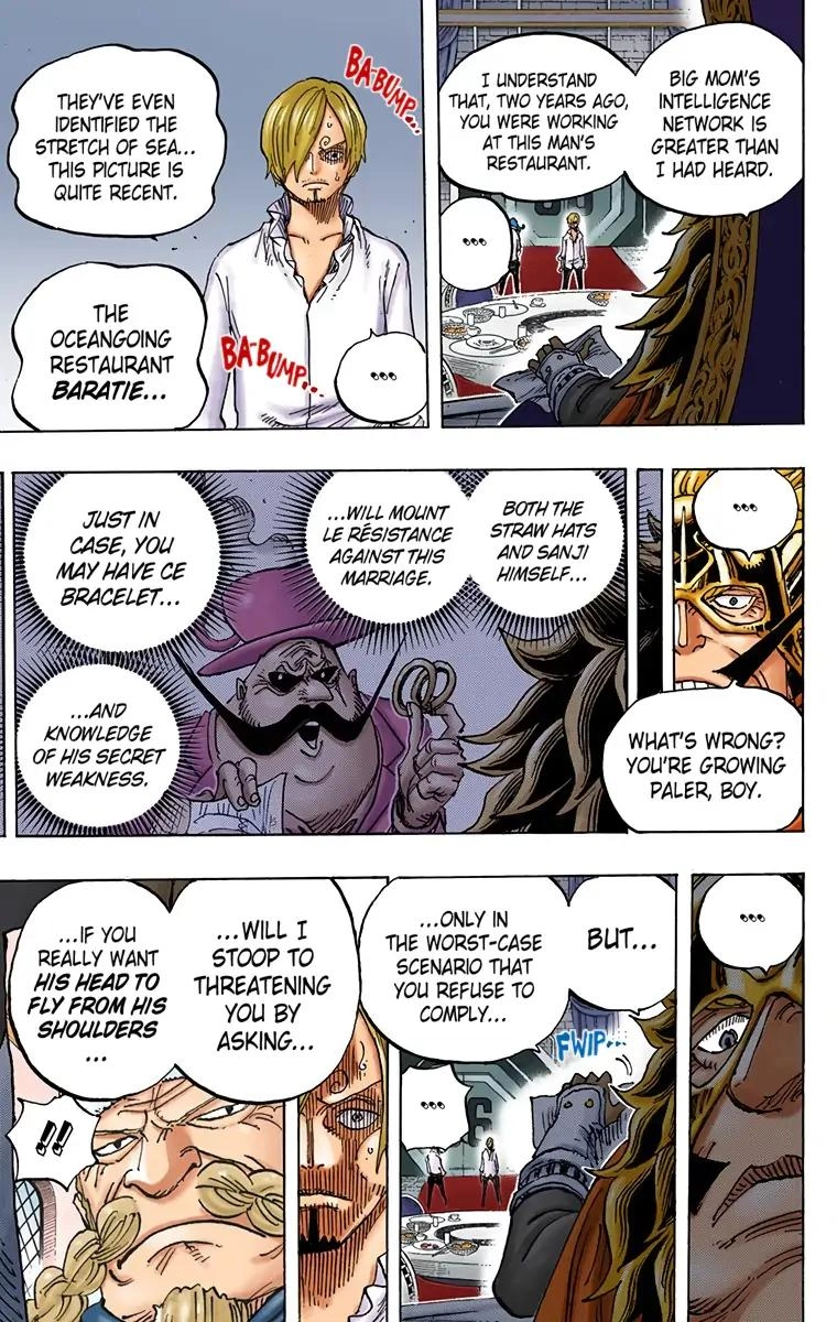 One Piece (Official Colored) Chapter 839 page 15 - 